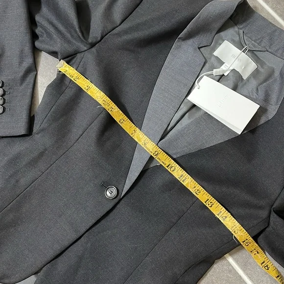 Boss Jayana Wool Contrast Collar Jacket size 0